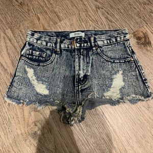 F21 high waisted shorts